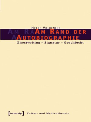 cover image of Am Rand der Autobiographie
